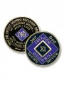 2 Years Triplated Purple Medallion