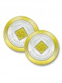 1 Year Biplated Medallion
